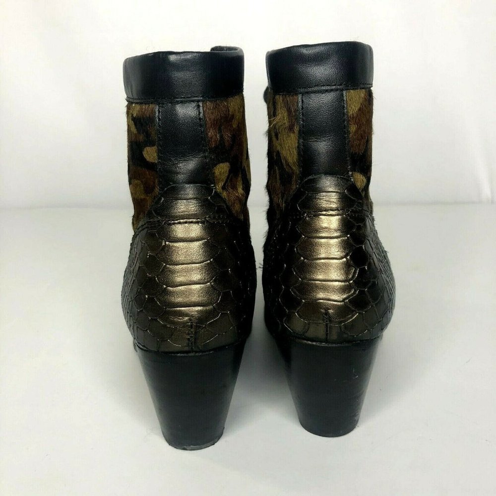 Bronx Womens Chelsea Lace Up Boots Size 41 Camo - Picture 5 of 9